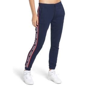 Reebok Collegiate Navy Logo Jogger Track